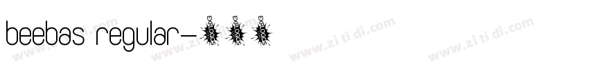 beebas regular字体转换